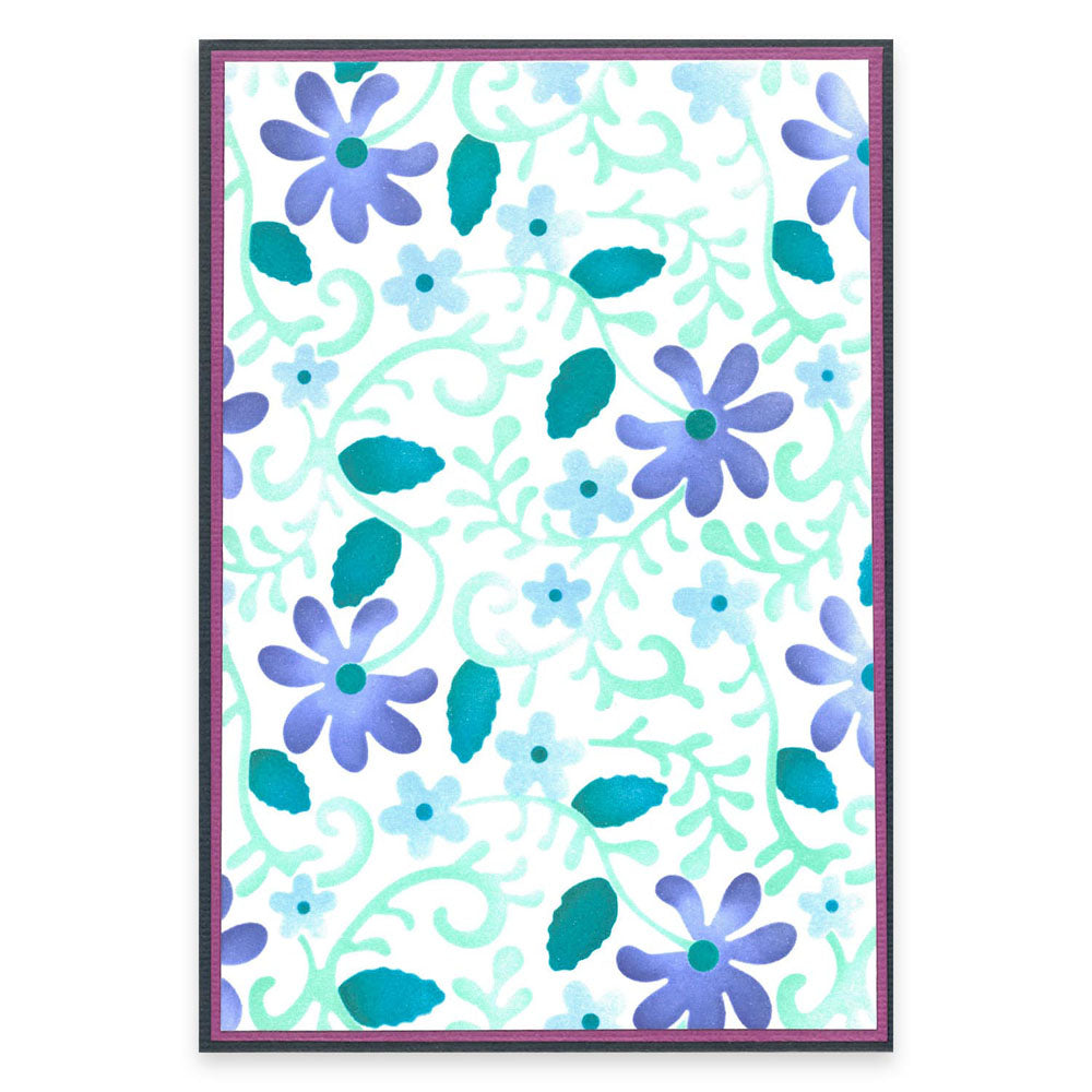 Sizzix A6 Layered Stencils 4PK - Lacey by Kath Breen – Sizzix.com