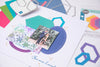 Sizzix Framelits Die Set 10PK -  Fanciful Framelits, Belinda Stitched Hexagons by Stacey Park