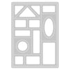 Sizzix Thinlits Die Set 2PK - Faux Postage by Eileen Hull