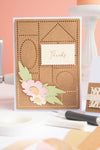 Sizzix Thinlits Die Set 2PK - Faux Postage by Eileen Hull