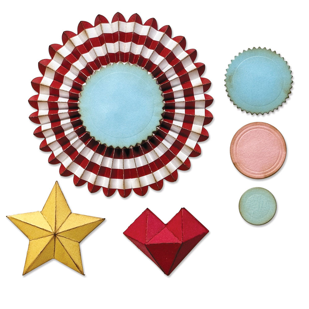 Sizzix Set di Fustelle Thinlits 664227 2 pz Fiocchi di Neve Sizzix Set di Fustelle Thinlits 664227 2 pz Fiocchi di Neve