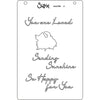 Sizzix A6 Layered Stencils 4PK €“ Cosmopolitan, Floral Impressions by Stacey Park