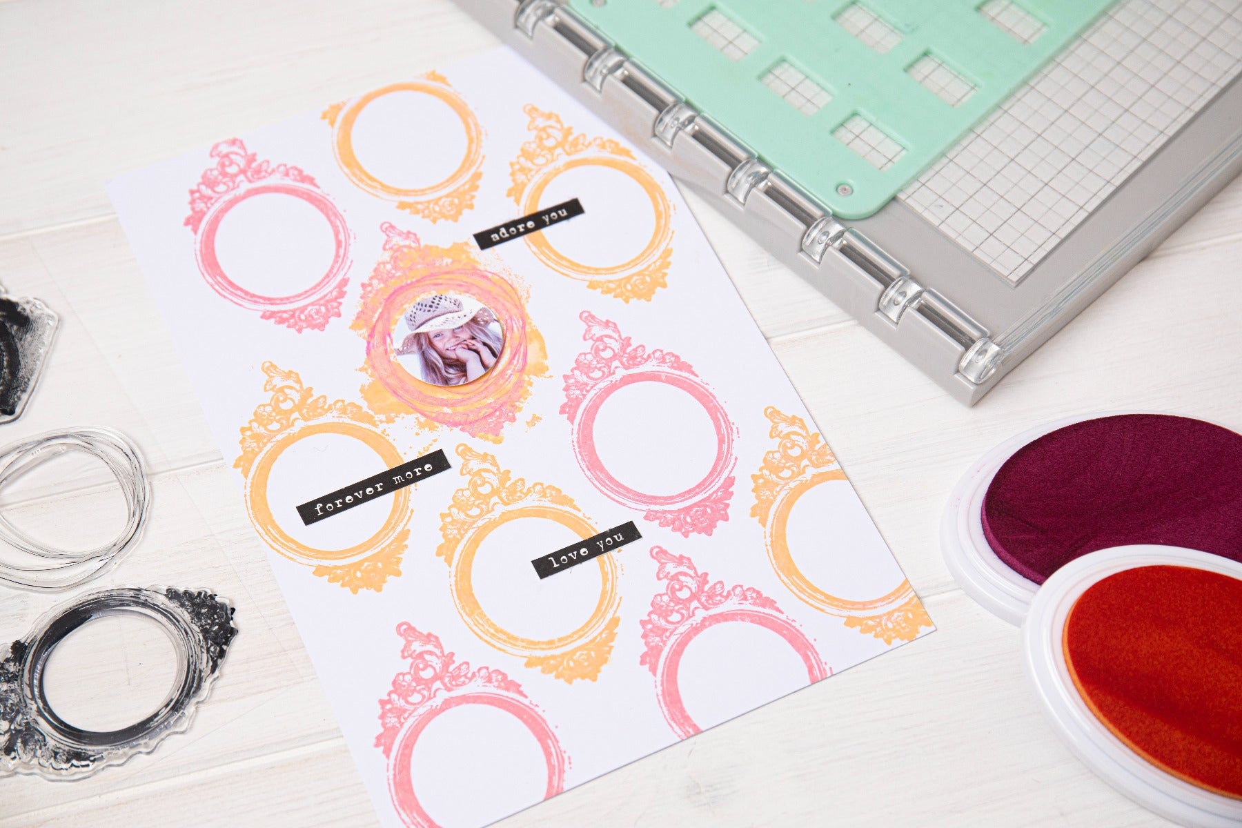 Sizzix Frame Sizzix Layered Clear Stamps Set 3PK - Artsy Regal Frame by 49 and Mar ...