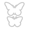 Sizzix A5 Clear Stamps Set 8PK w/2PK Framelits Die Set Painted Pencil Butterflies by 49 and Market