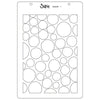 Sizzix A5 Stencil 1PKCosmopolitan, Ecliptic Adornment by Stacey Park