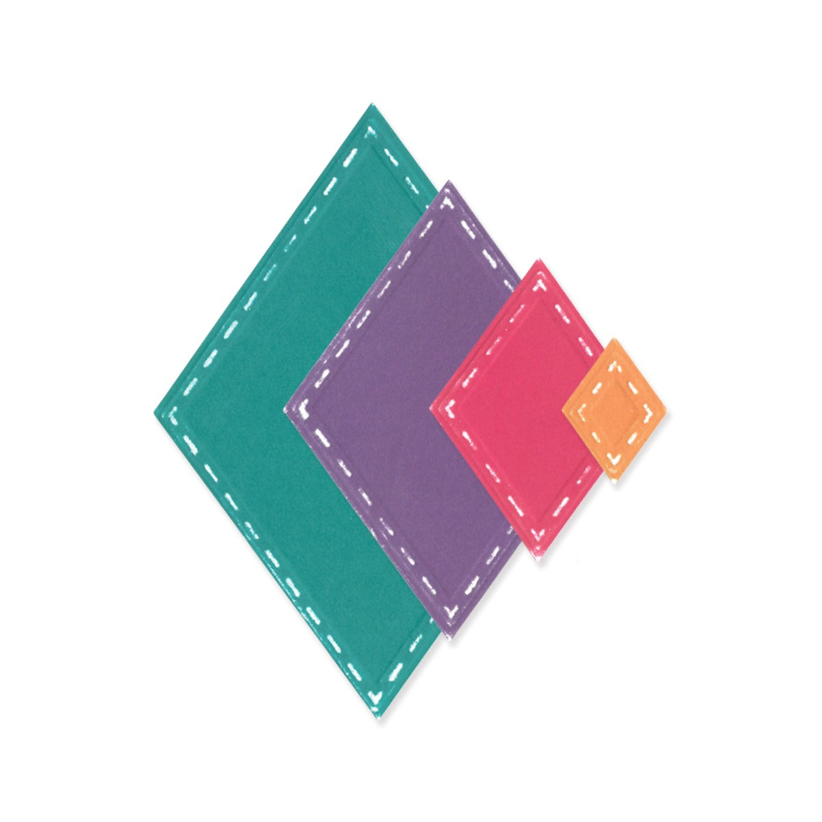 Sizzix Framelits Die Set 13PK Fanciful Framelits, Katy Deco Diamond