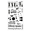 Sizzix Clear Stamps Set 29PK - Synchronized Swimmers by Catherine Pooler