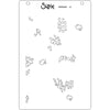 Sizzix A6 Layered Stencil 4PK - Abstract Blooms