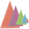 Sizzix Framelits Die Set 16PK - Fanciful Framelits, Pattis Perfect Triangles by Stacey Park