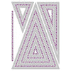 Sizzix Framelits Die Set 16PK - Fanciful Framelits, Pattis Perfect Triangles by Stacey Park