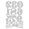 Sizzix Thinlits Die Set 18PK - Folk Numbers by Catherine Pooler