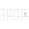 Sizzix A6 Layered Stencils 4PK - Folk Tree by Catherine Pooler