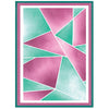 Sizzix A6 Stencil 2PK - Cosmopolitan, Down the Line #2 by Stacey Park