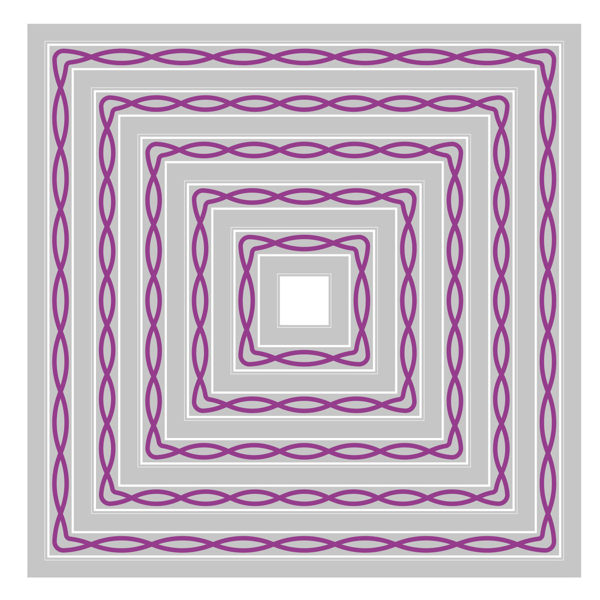 Sizzix Framelits Die Set 11PK - Fanciful, Yvette Interlaced Squares b ...