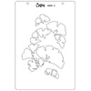 Sizzix A5 Stencil 2PK - Cosmopolitan, Inspire Adornment by Stacey Park