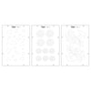 Sizzix Studio Stamps Set 5PK / 3PK Stencils - Ikigai by Cat Kerr