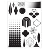 Sizzix Studio Stamps Set 18PK / 3PK Stencils - Geometric by Vic Hollins