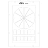 Sizzix Studio Stamps Set 5PK / 3PK Stencils - Artist Tools by Vic Hollins