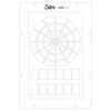 Sizzix Studio Stamps Set 5PK / 3PK Stencils - Artist Tools by Vic Hollins