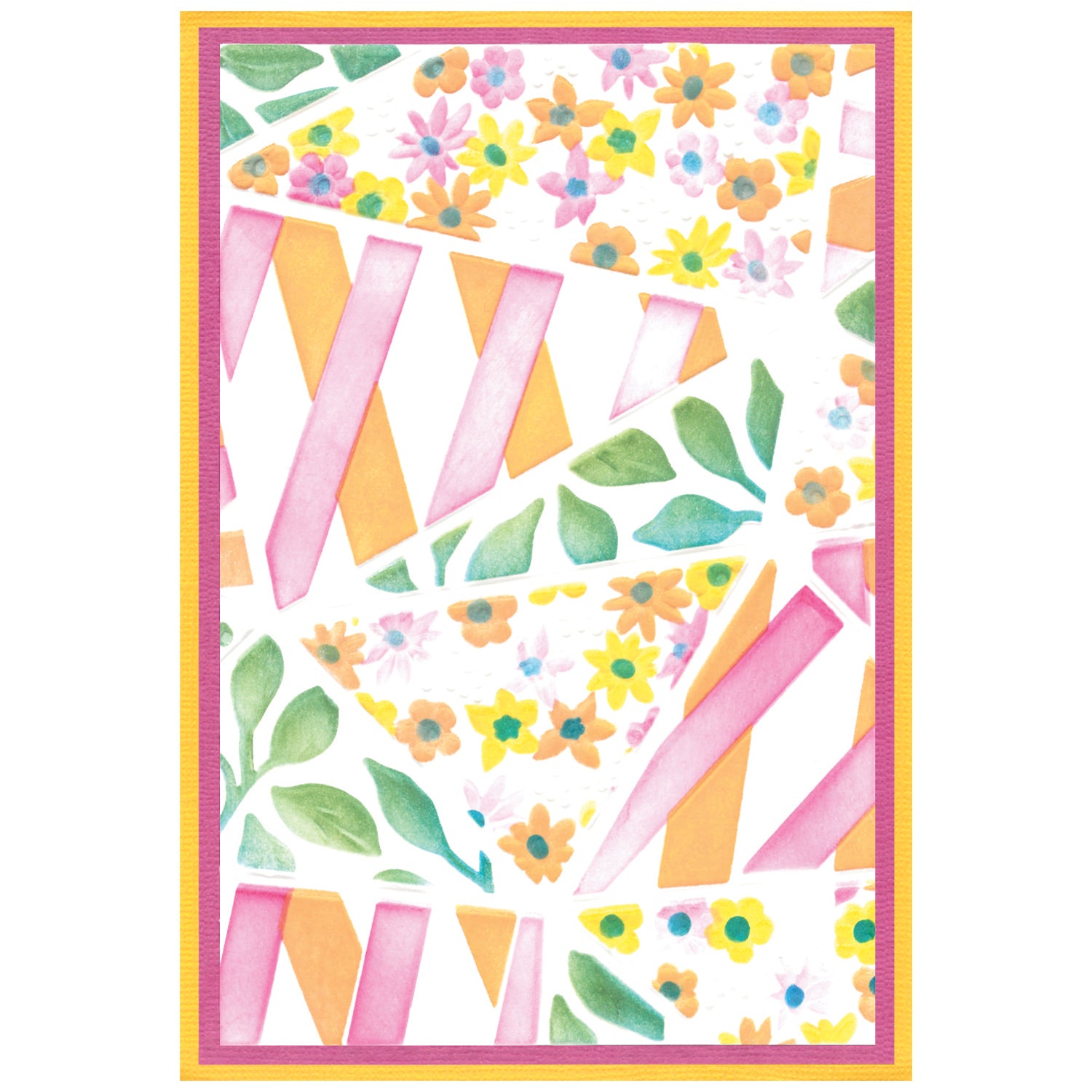 Sizzix 3-D Textured Impressions Embossing Folder Fragmented Floral