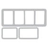 Sizzix Clear Stamps Set 10PK w/3PK Framelits - Painted Palettes by 49 and Market
