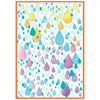 Sizzix A5 Clear Stamp Set w/2PK A6 Stencil - Drip, Drip, Drop by Stacey Park