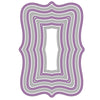 Sizzix Framelits Die Set 8PK - Fanciful Framelits Reversed, Doris Dotted Top Note by Stacey Park