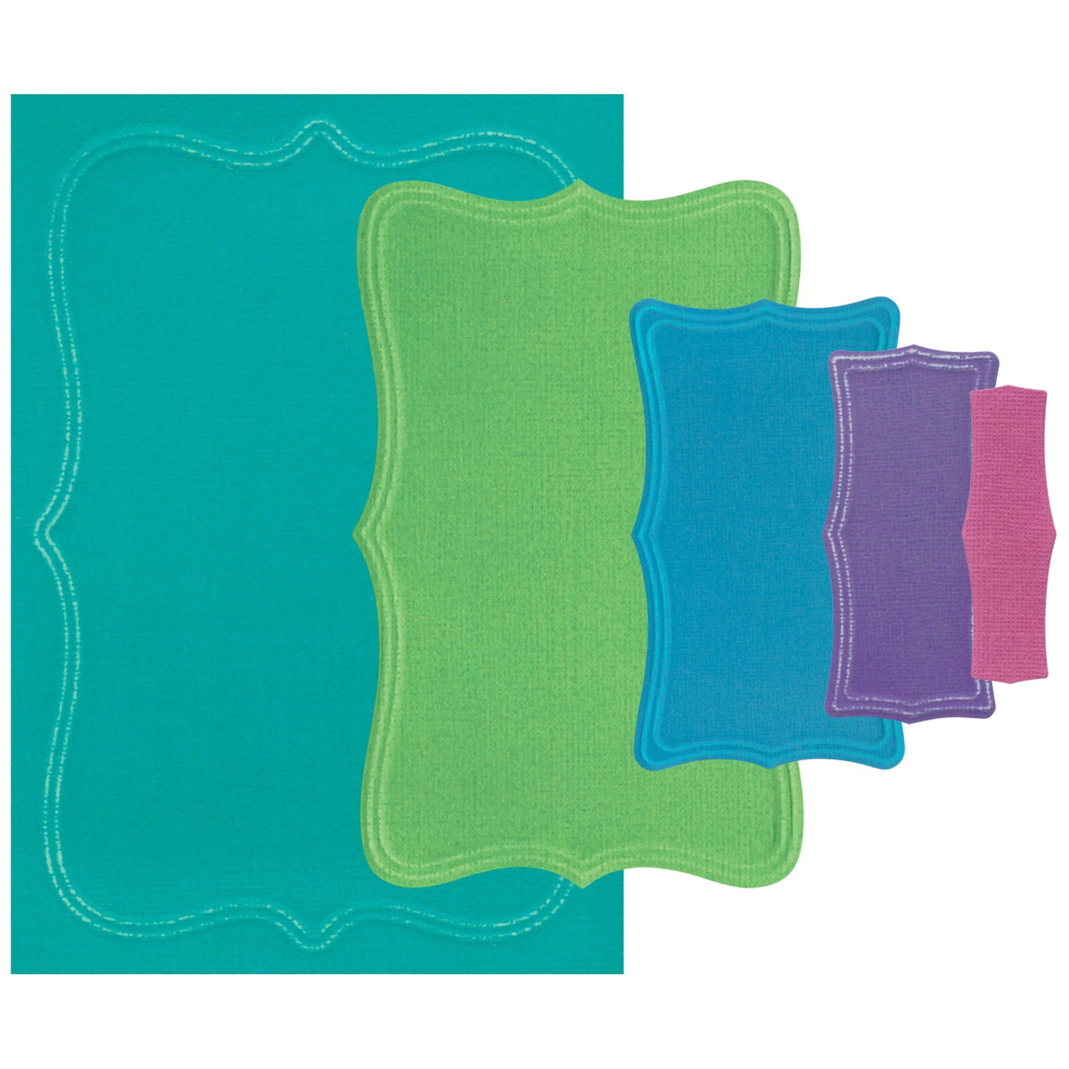Sizzix Framelits Die Set 8PK - Fanciful Framelits Reversed, Doris
