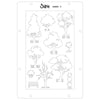 Sizzix Studio Clear Stamps Set 20PK w/3PK Stencils - City Life by Vic Hollins