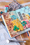 Sizzix Studio Clear Stamps Set 20PK w/3PK Stencils - City Life by Vic Hollins