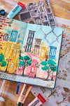 Sizzix Studio Clear Stamps Set 20PK w/3PK Stencils - City Life by Vic Hollins