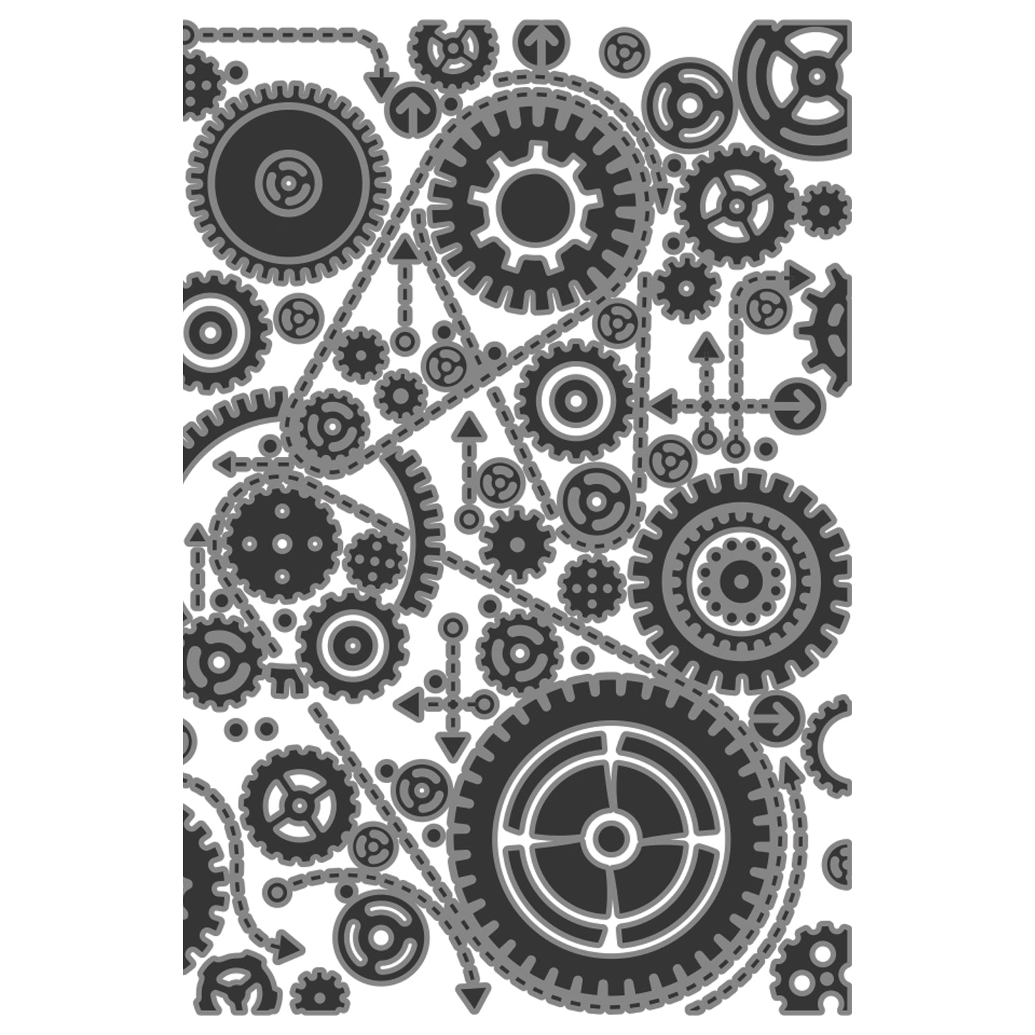 Sizzix Multi Level Textured Impressions Embossing Folder - Vault