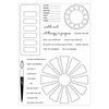 Sizzix A5 Clear Stamps Set 24PK - Swatch Cards by Eileen Hull