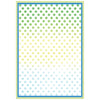 Sizzix 3-D Textured Impressions Embossing Folder w/A6 Stencil - Rock the Dots by Stacey Park