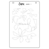 Sizzix A6 Stencil 4PK - A Wreath in Time by Stacey Park