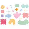 Sizzix Thinlits Die Set 19PK - Abstract  Doodles by Letters by Shells
