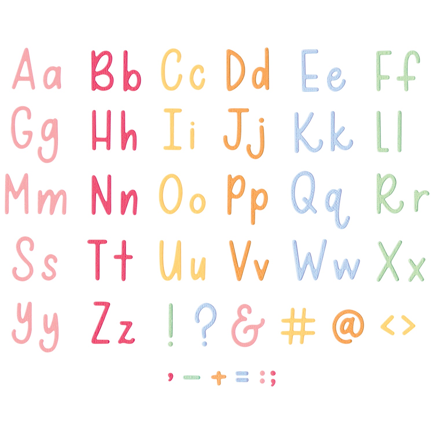 Sizzix Thinlits Die Set 38PK - Simple Letters by Letters by Shells