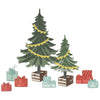 Sizzix Clear Stamps Set 17PK w/15PK Framelits - Trees and Trinkets by 49 and Market