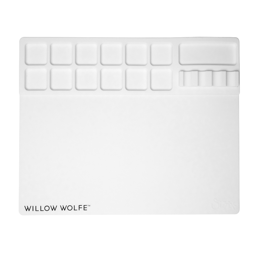 Sizzix Studio Media Mat With Palette & Brush Holder by Willow