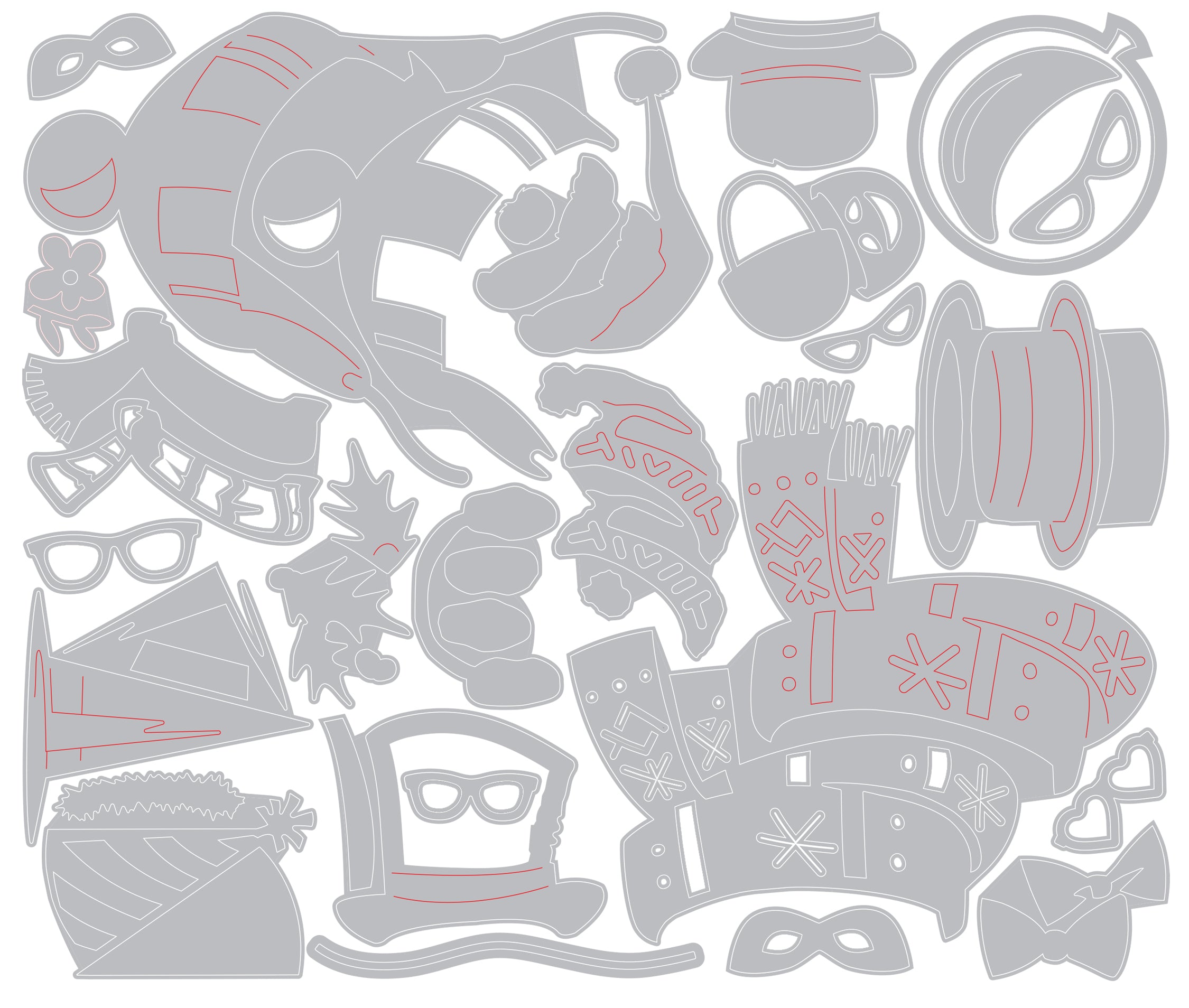 Sizzix Thinlits Die Set 25PK - Colorize, Large Accessories by Tim