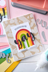 Sizzix A6 Layered Stencils 4PK - Paper Scraps by Catherine Pooler