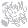 Sizzix Thinlits Die Set 6PK - Merry and Bright by Tim Holtz