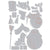 Sizzix Thinlits Die Set 16PK - Winston Colorize by Tim Holtz