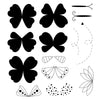 Sizzix Clear Stamps Set 14PK - Bright Butterflies #1 by Catherine Pooler