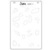 Sizzix A6 Layered Stencils 4PK - Paper Scraps by Catherine Pooler