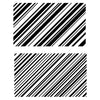 Sizzix Clear Stamps Set 2PK - Candy Stripes by 49 and Market