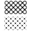 Sizzix Clear Stamps Set 2PK - Tartan by 49 and Market