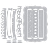 Sizzix Thinlits Die Set 15PK Snap and Swap - Merry Christmas by 49 and Market