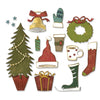 Sizzix Thinlits Die Set 12PK - Festive Things by Tim Holtz