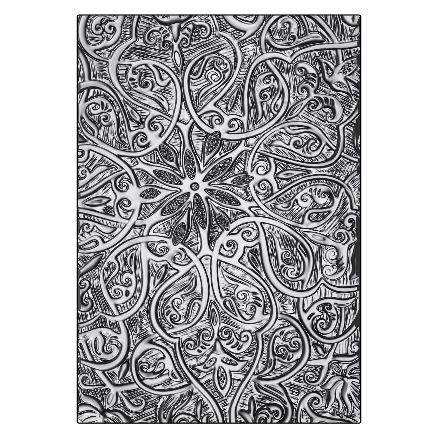 Sizzix 3-D Texture Fades Embossing Folder - Engraved Large/A5 by